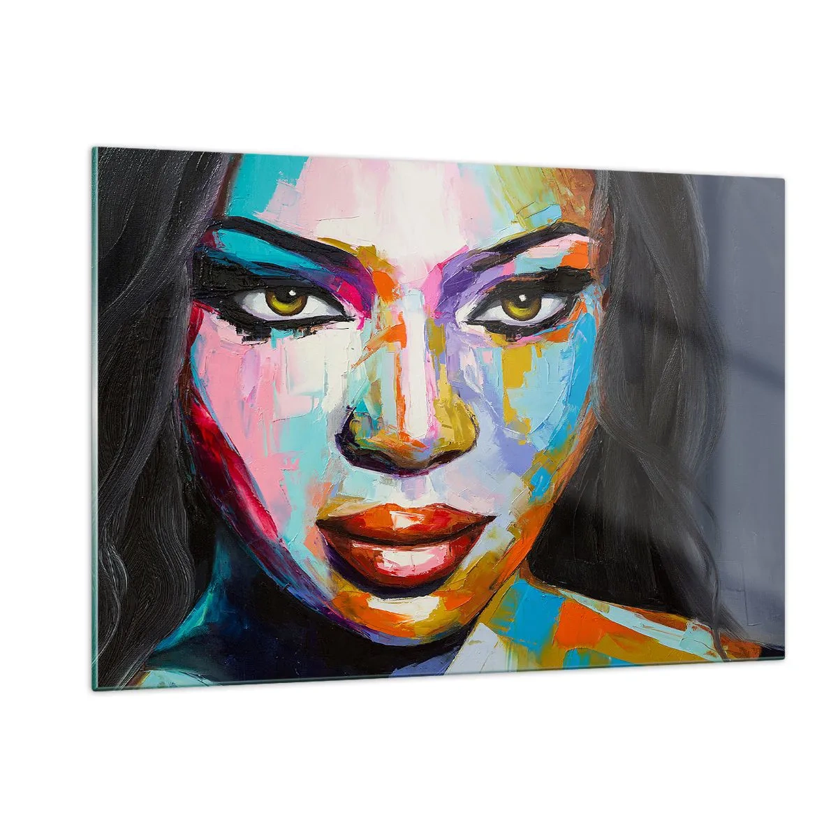 Tablou pe sticlă - Nu-ți poți lua ochii de la - 120x80 cm