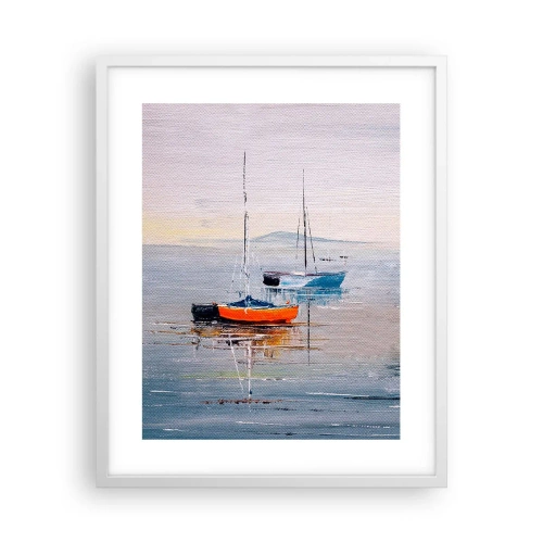 Poster în ramă albă - O odihnă binemeritată - 40x50 cm