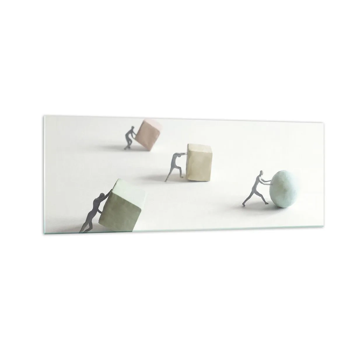 Tablou pe sticlă - Viața însăși - 140x50 cm