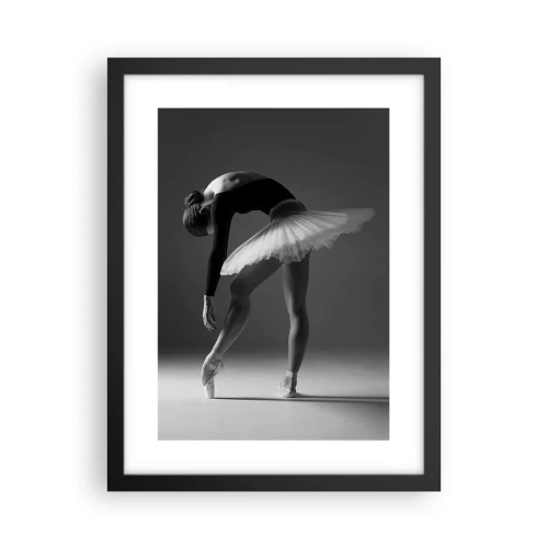 Poster în ramă neagră - Bella balerina - 30x40 cm