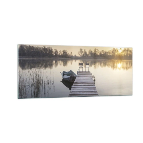 Tablou pe sticlă - O să mă întorc în curând - 100x40 cm