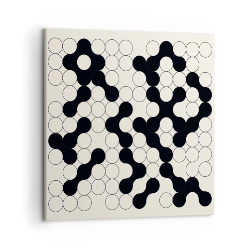 Tablou pe pânză - Joc chinezesc - o variație - 50x50 cm