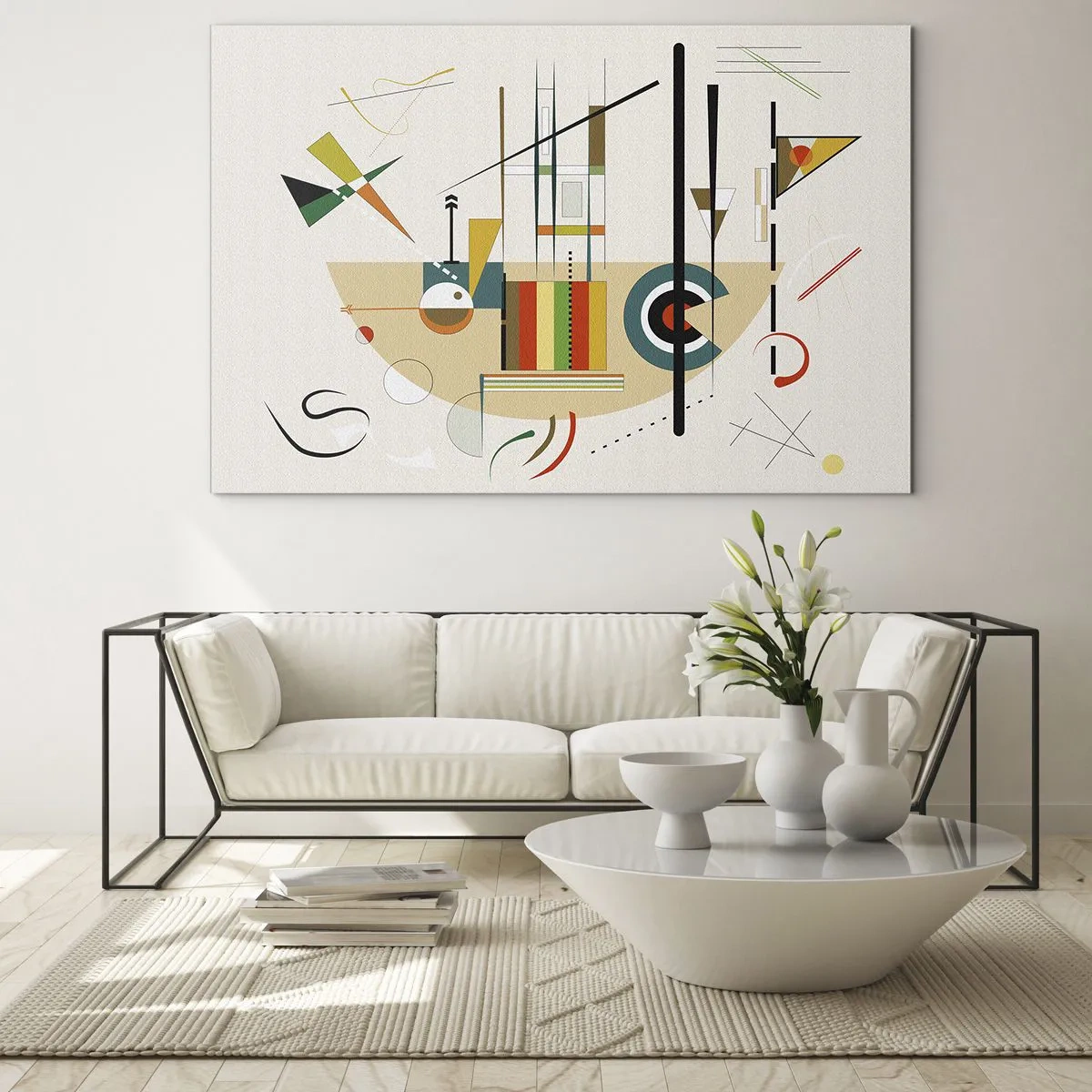 Tablou pe sticlă - Și lumea râde - 100x70 cm