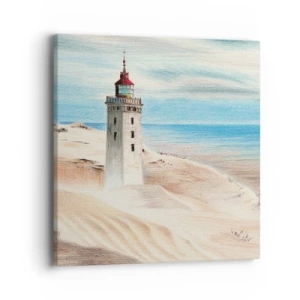 Tablou pe pânză - Privind mereu marea - 40x40 cm