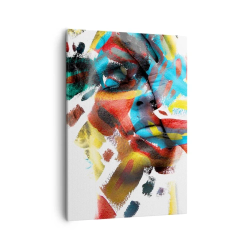 Tablou pe pânză - Personalitate colorată - 50x70 cm