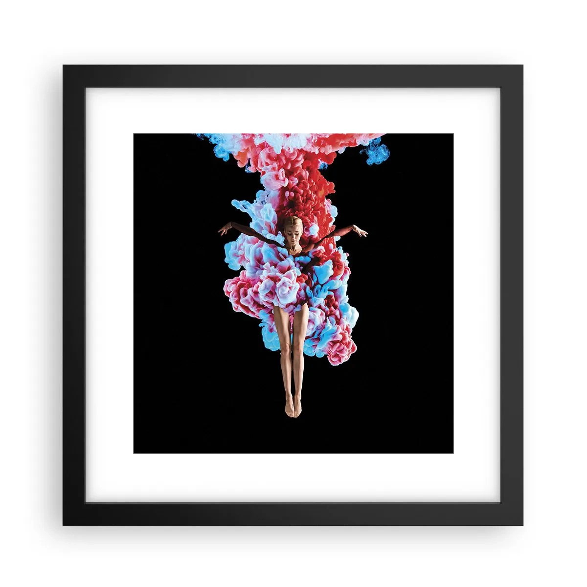 Poster în ramă neagră - În plină înflorire - 30x30 cm