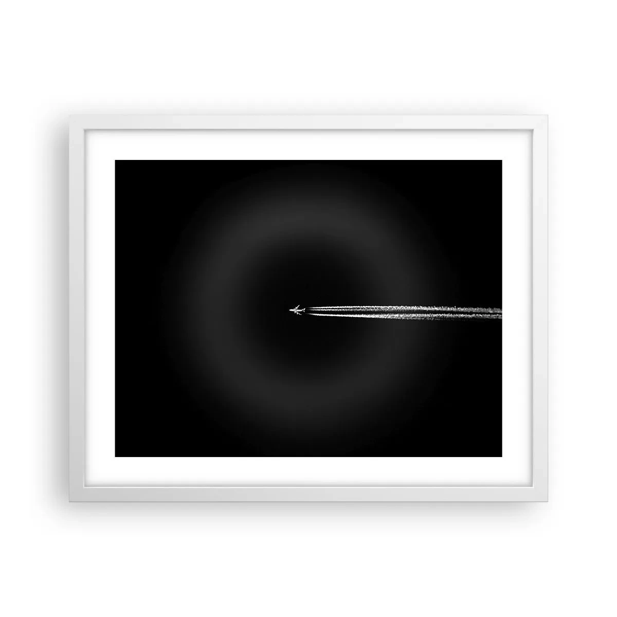 Poster în ramă albă - Într-o altă dimensiune - 50x40 cm