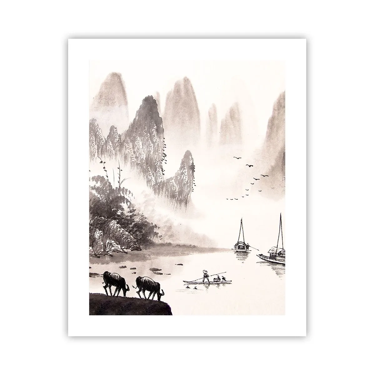 Poster - Viața exotică de zi cu zi a Estului - 40x50 cm