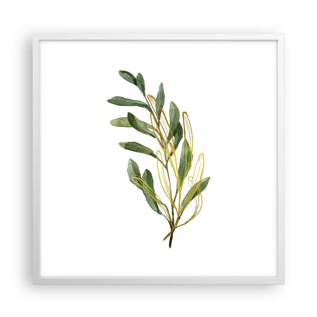Poster în ramă albă - Toate cele bune - 60x60 cm