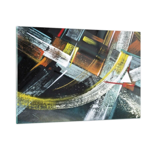 Tablou pe sticlă - Energia în mișcare - 120x80 cm