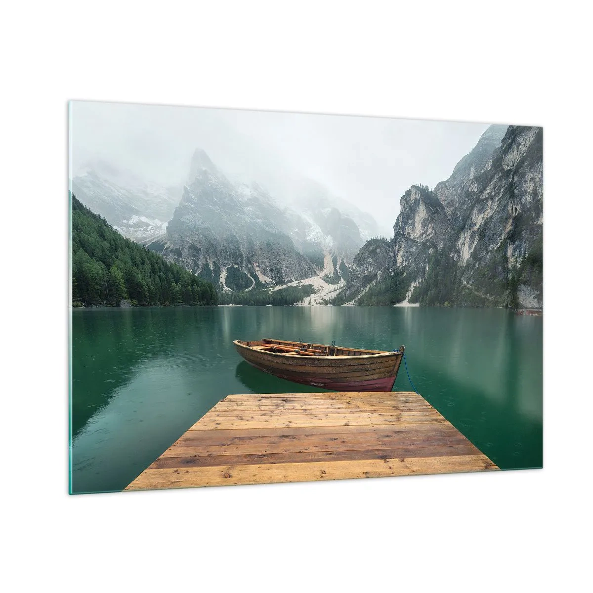 Tablou pe sticlă - Și frunțile mândre - 100x70 cm