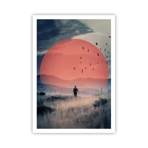 Poster - Se simt bine acolo unde sunt - 70x100 cm