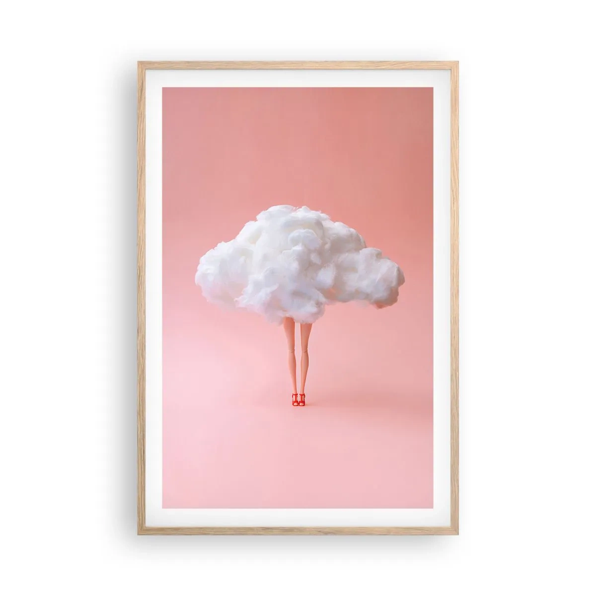 Poster în ramă de stejar deschis - Dulce promisiune - 61x91 cm