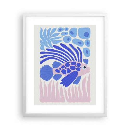 Poster în ramă albă - Eliberat - 40x50 cm