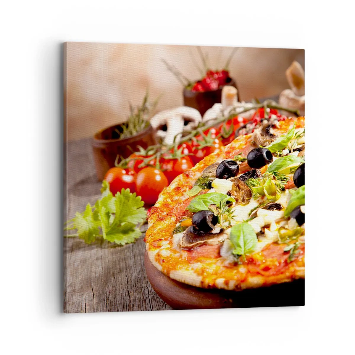 Tablou pe pânză - Din ingredient teluric - 70x70 cm