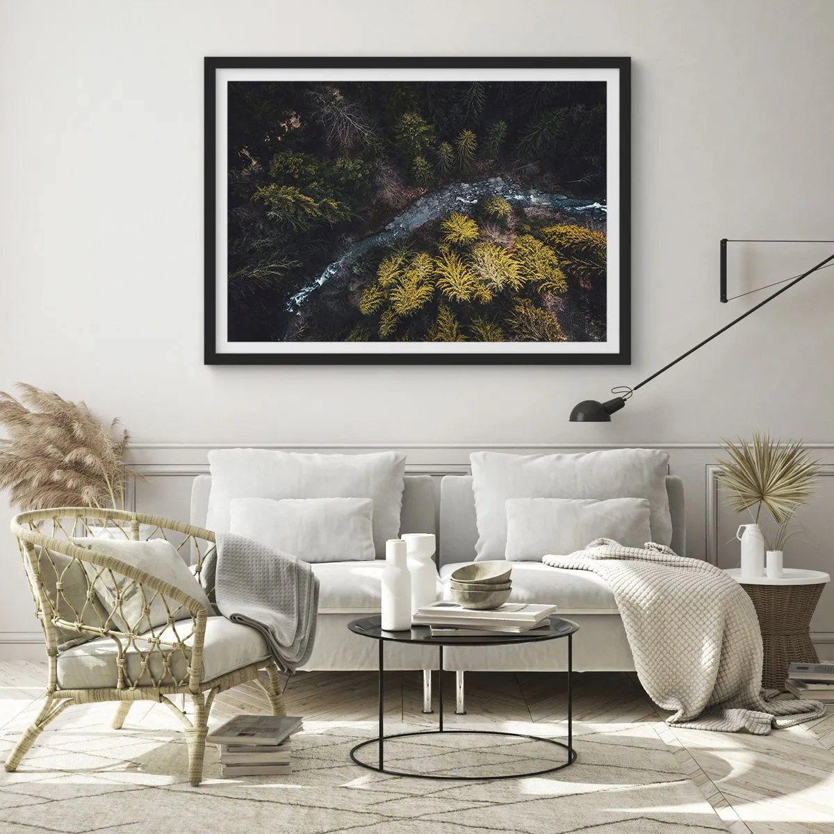 Poster în ramă neagră - Rapid și mai rapid - 70x50 cm
