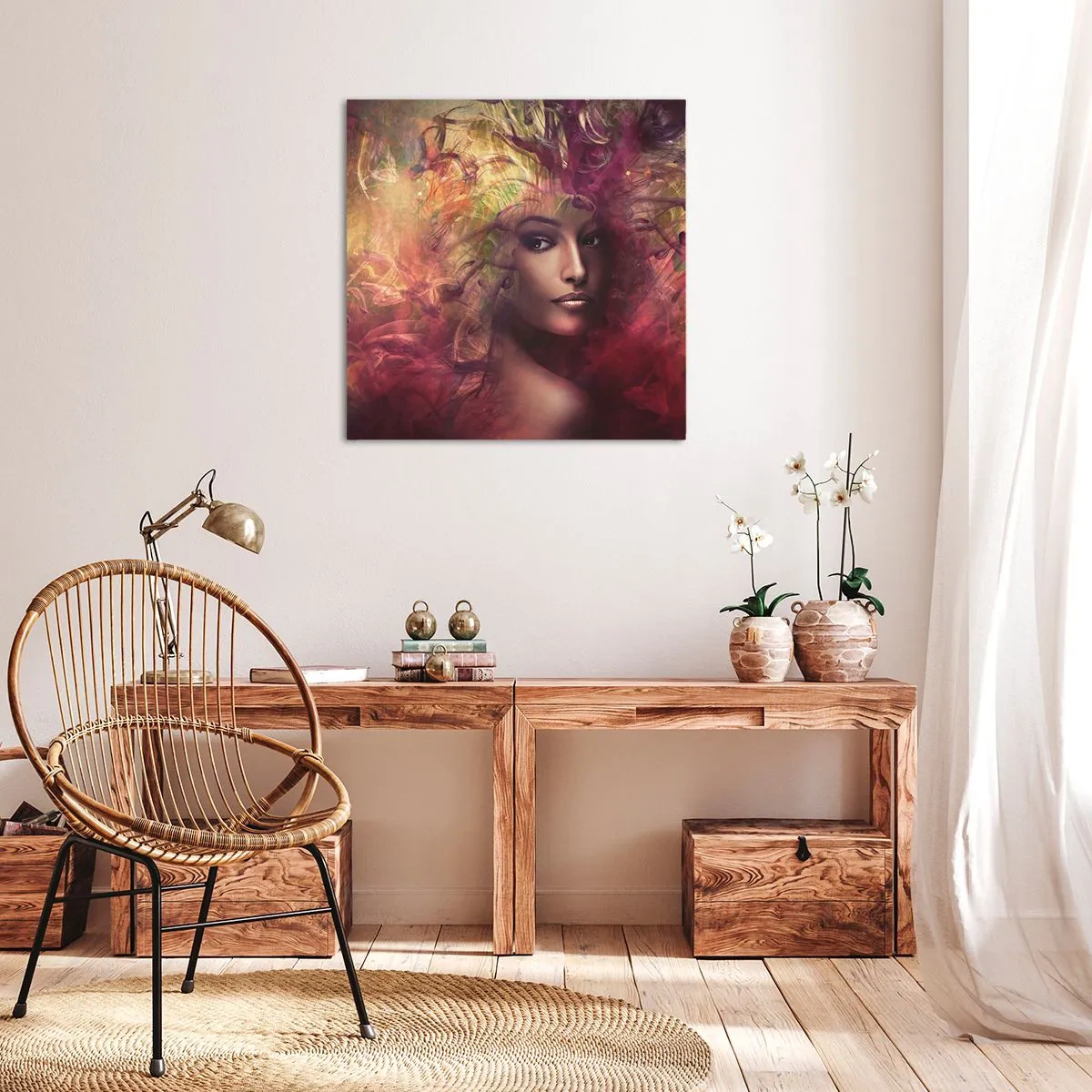 Tablou pe pânză - Iată-mă! - 50x50 cm