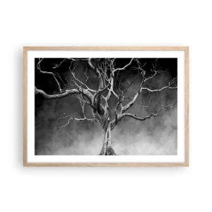 Poster în ramă de stejar deschis - Primare și sacre - 70x50 cm