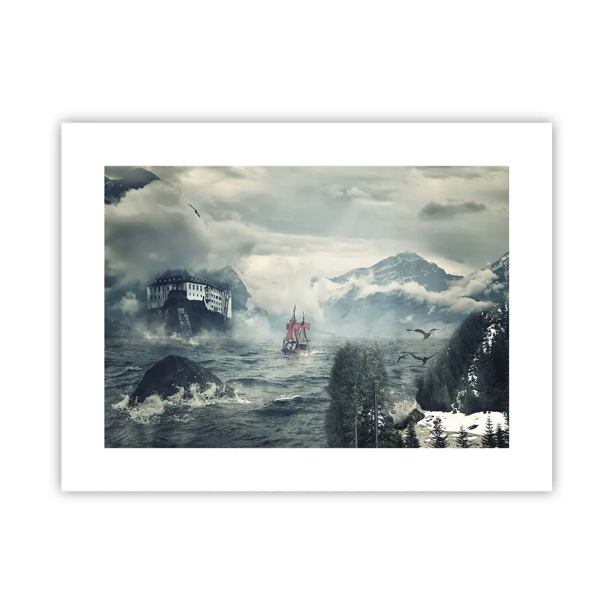 Poster - Pe ape magice - 40x30 cm