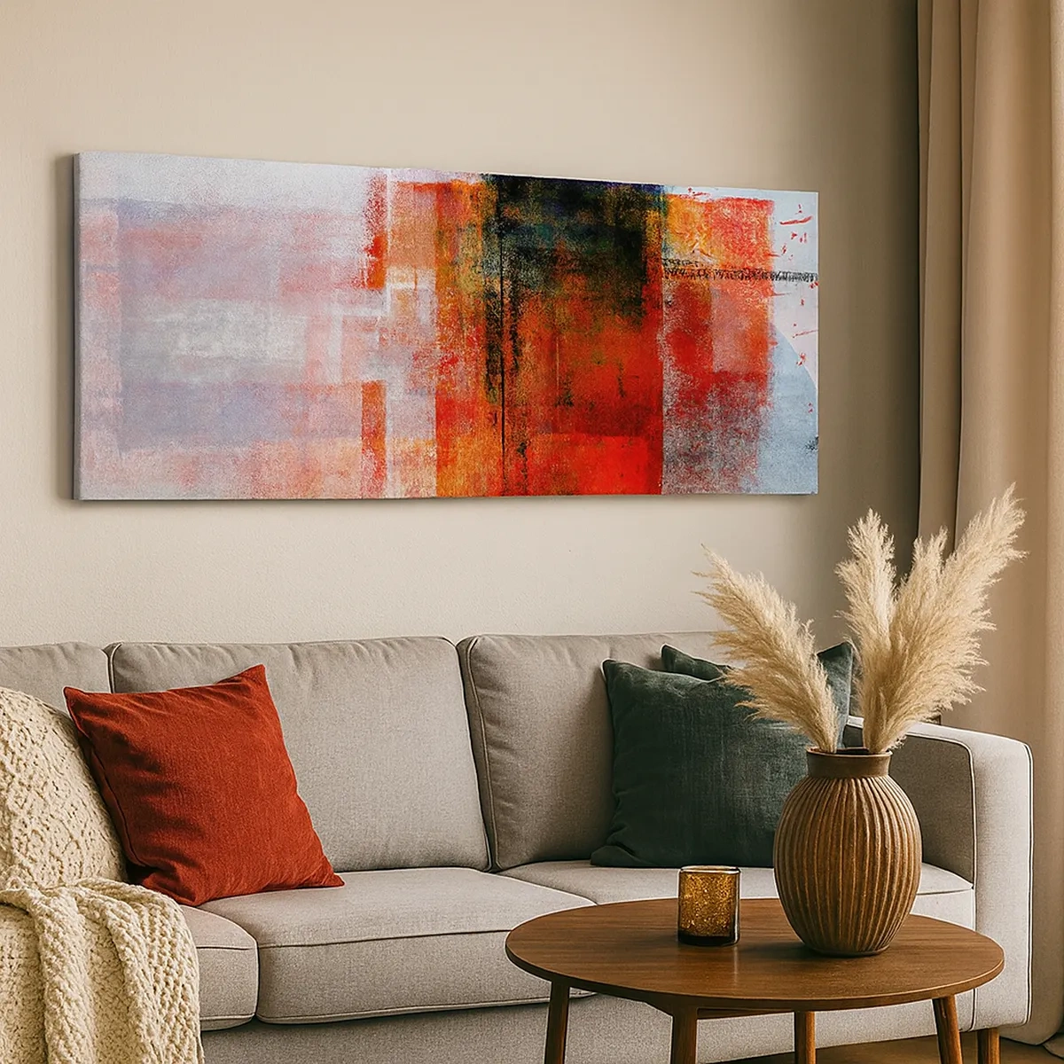 Tablou pe pânză - Compoziție înfocată - 30x30 cm