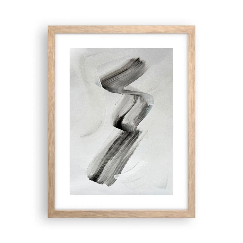 Poster în ramă de stejar deschis - Doar pentru distracție - 30x40 cm