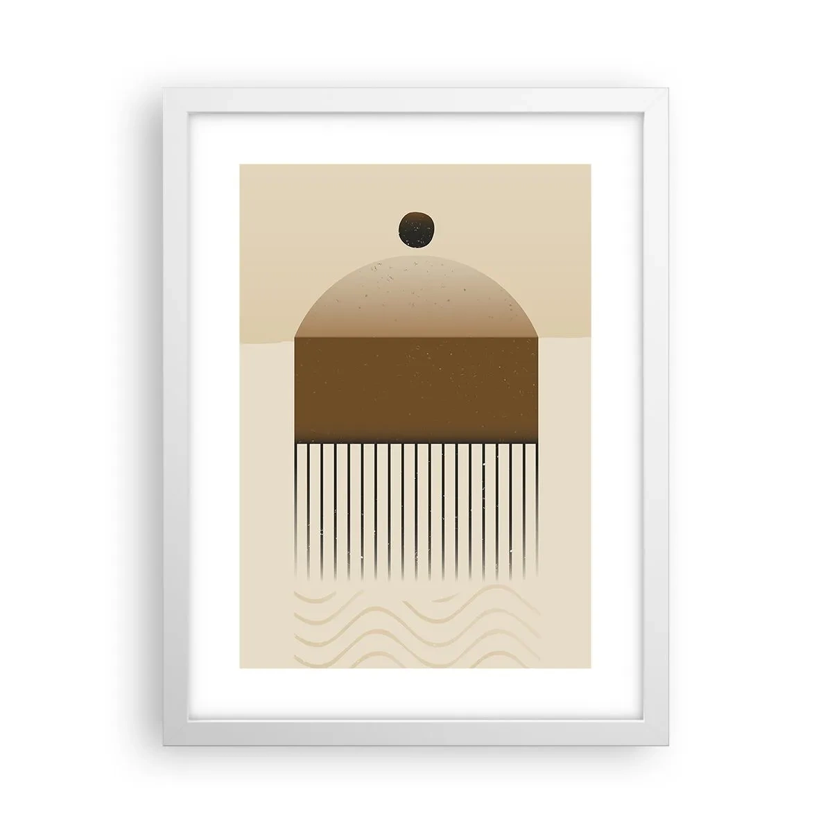 Poster în ramă albă - Stări diferite - 30x40 cm