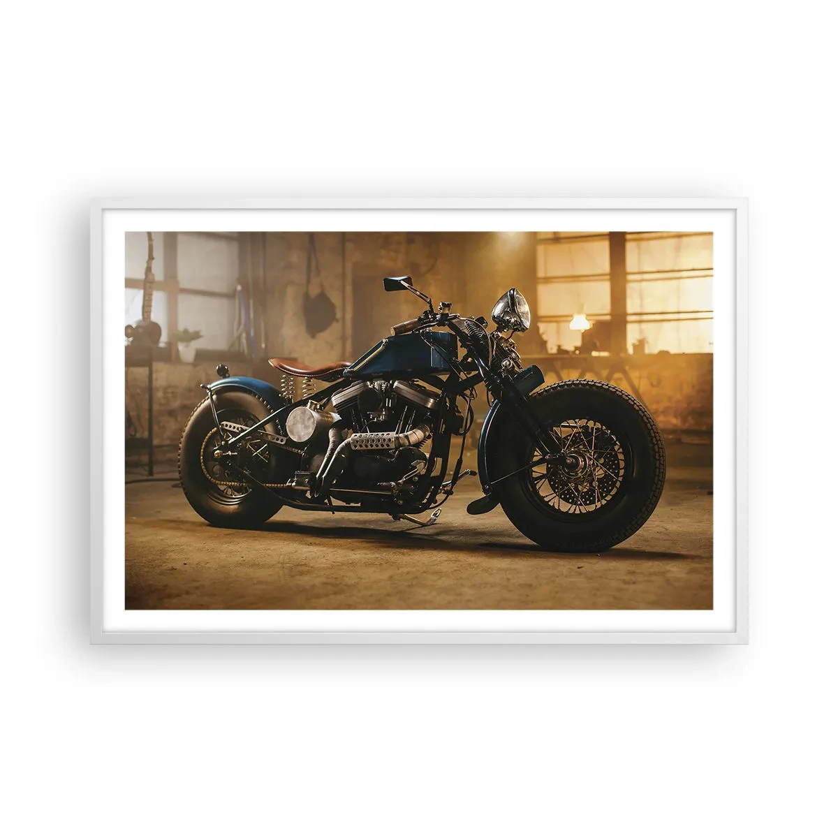 Poster în ramă albă - Pot să fac totul - 91x61 cm