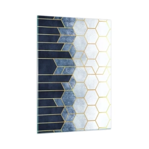 Tablou pe sticlă - Compoziție în ritm sincopat - 50x70 cm