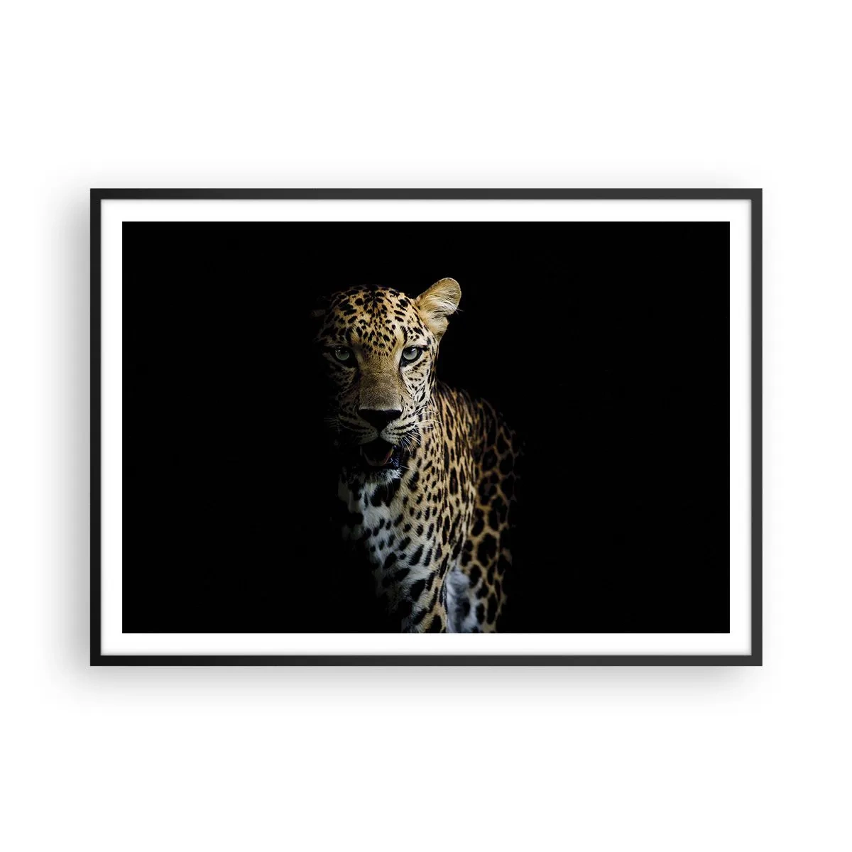 Poster în ramă neagră - Frumusețe întunecată - 100x70 cm