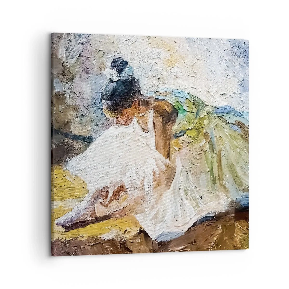 Tablou pe pânză - Dintr-un tablou de Degas - 50x50 cm