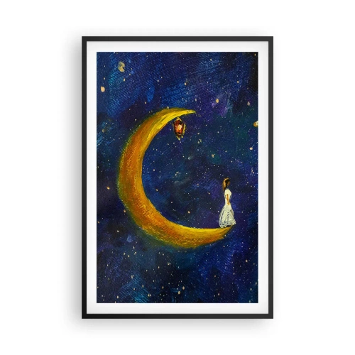 Poster în ramă neagră - Chemarea lumii - 61x91 cm