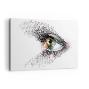 Tablou pe pânză - Privește direct în suflet - 120x80 cm