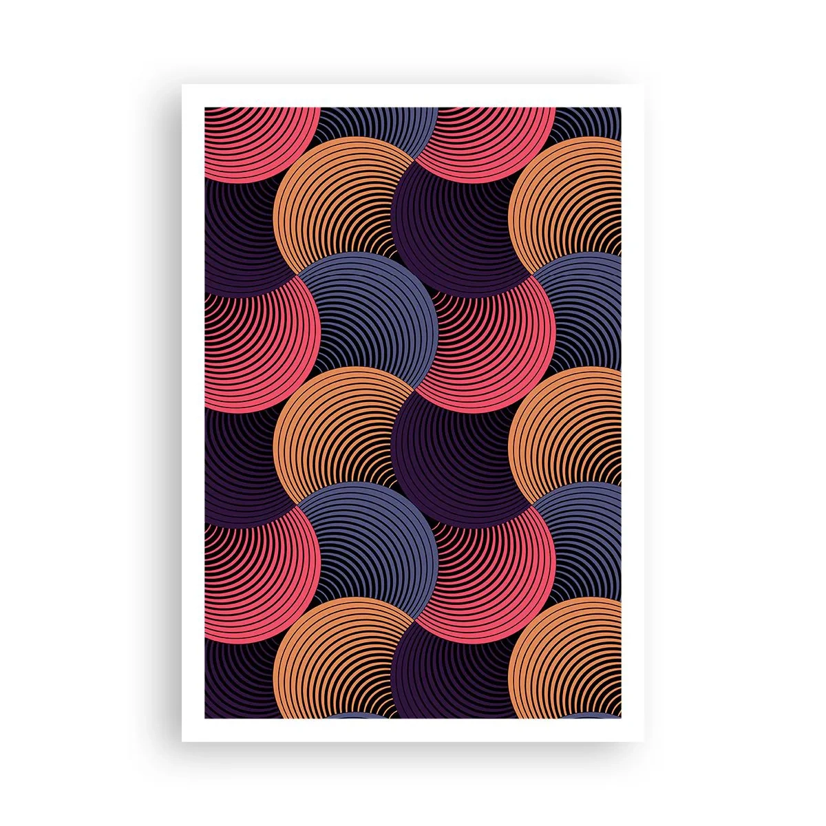 Poster - Într-un ritm de cerc - 70x100 cm