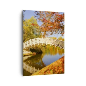 Tablou pe pânză - Pe podul alb al suspinelor - 50x70 cm