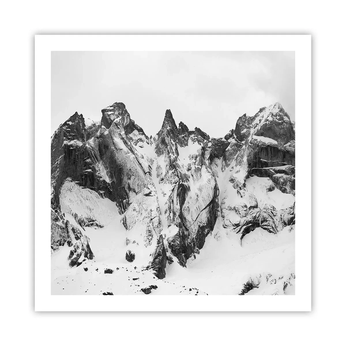 Poster - Amenințarea crestei de granit - 60x60 cm