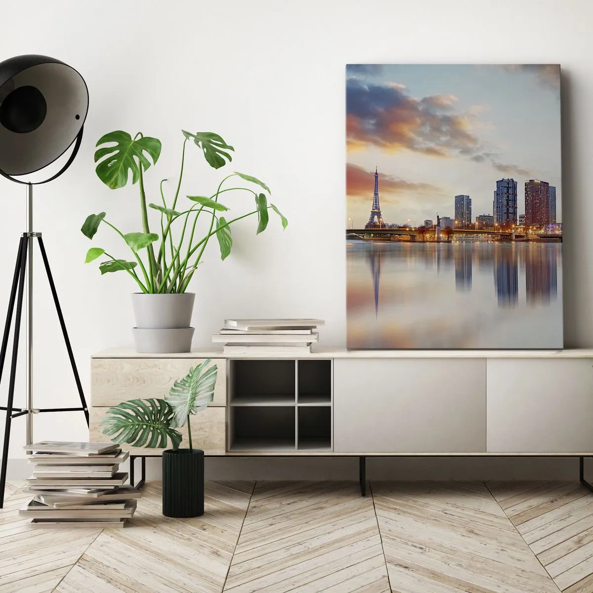 Tablou pe pânză - Calmul monumental al Parisului - 50x70 cm