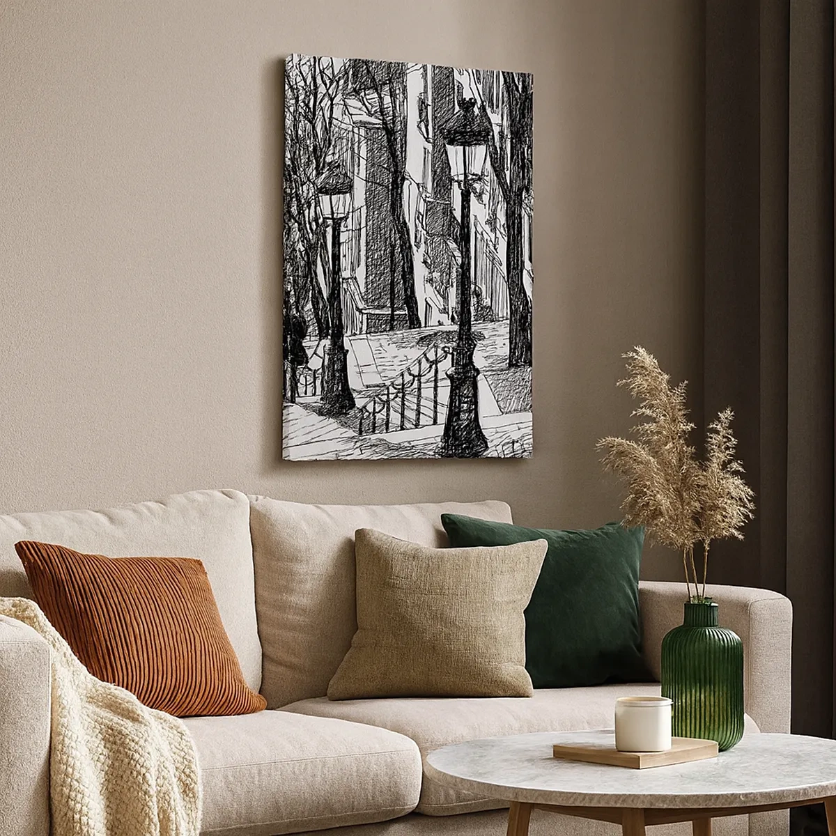 Tablou pe pânză - Poveste de dragoste sau poveste de groază? - 50x70 cm