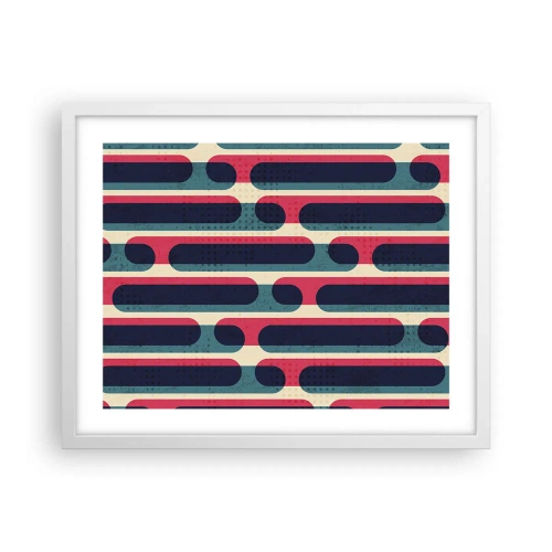 Poster în ramă albă - Înăuntru și înainte - 50x40 cm