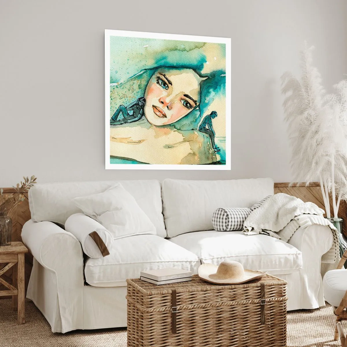 Poster - Am I blue? - 30x30 cm