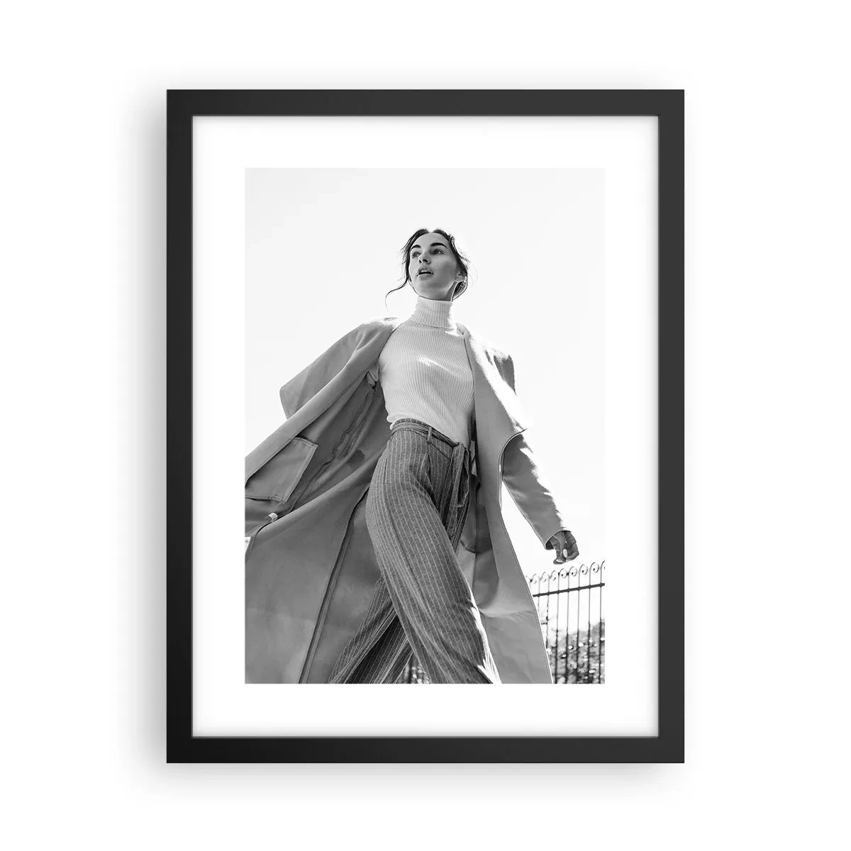 Poster în ramă neagră - Vii cu mine? - 30x40 cm