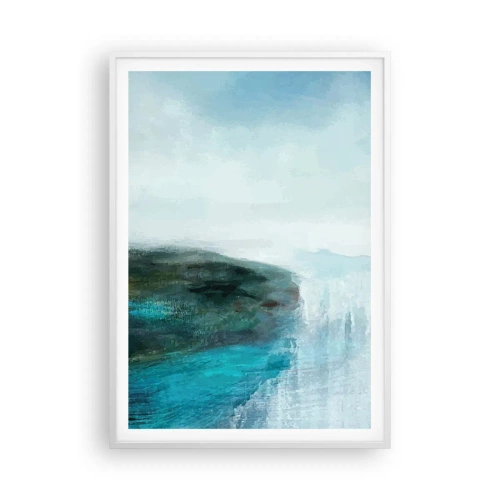 Poster în ramă albă - Abstracție maritimă - 70x100 cm