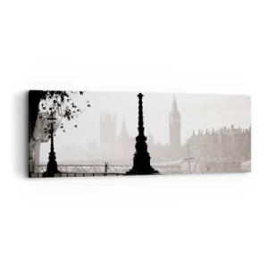 Tablou pe pânză - Londra de dimineața - 90x30 cm