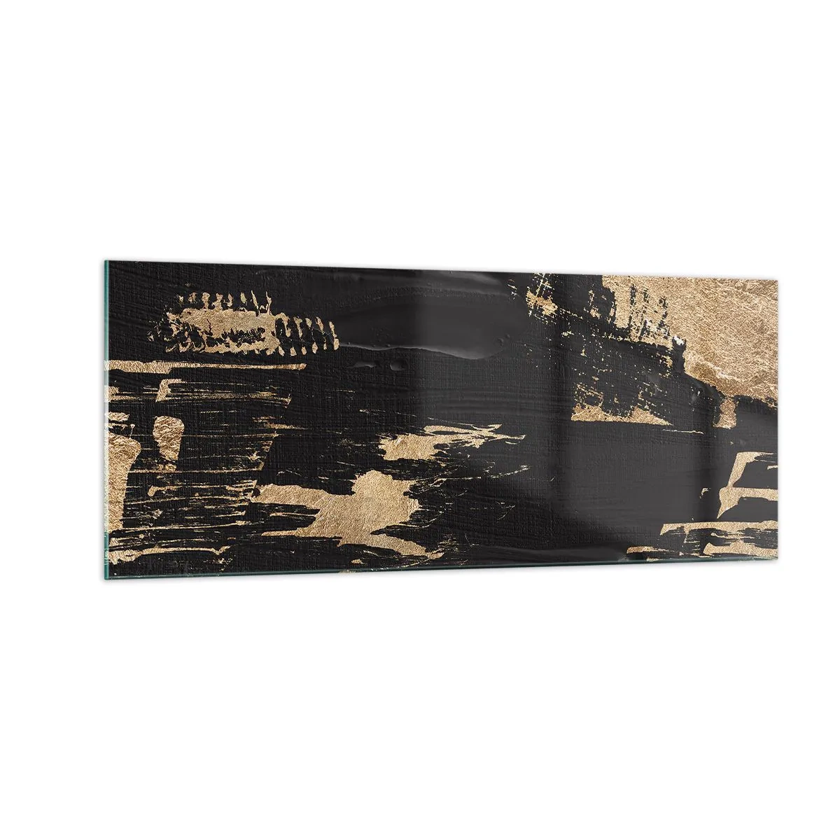 Tablou pe sticlă - O urmă de atingere - 100x40 cm