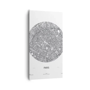 Tablou pe pânză - Anatomia Parisului - 65x120 cm