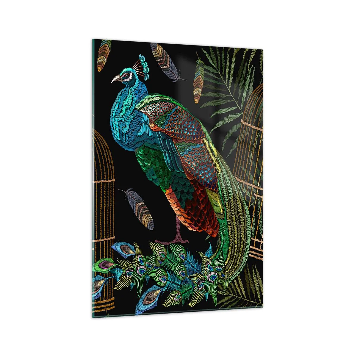 Tablou pe sticlă - În veșmânt regal - 70x100 cm