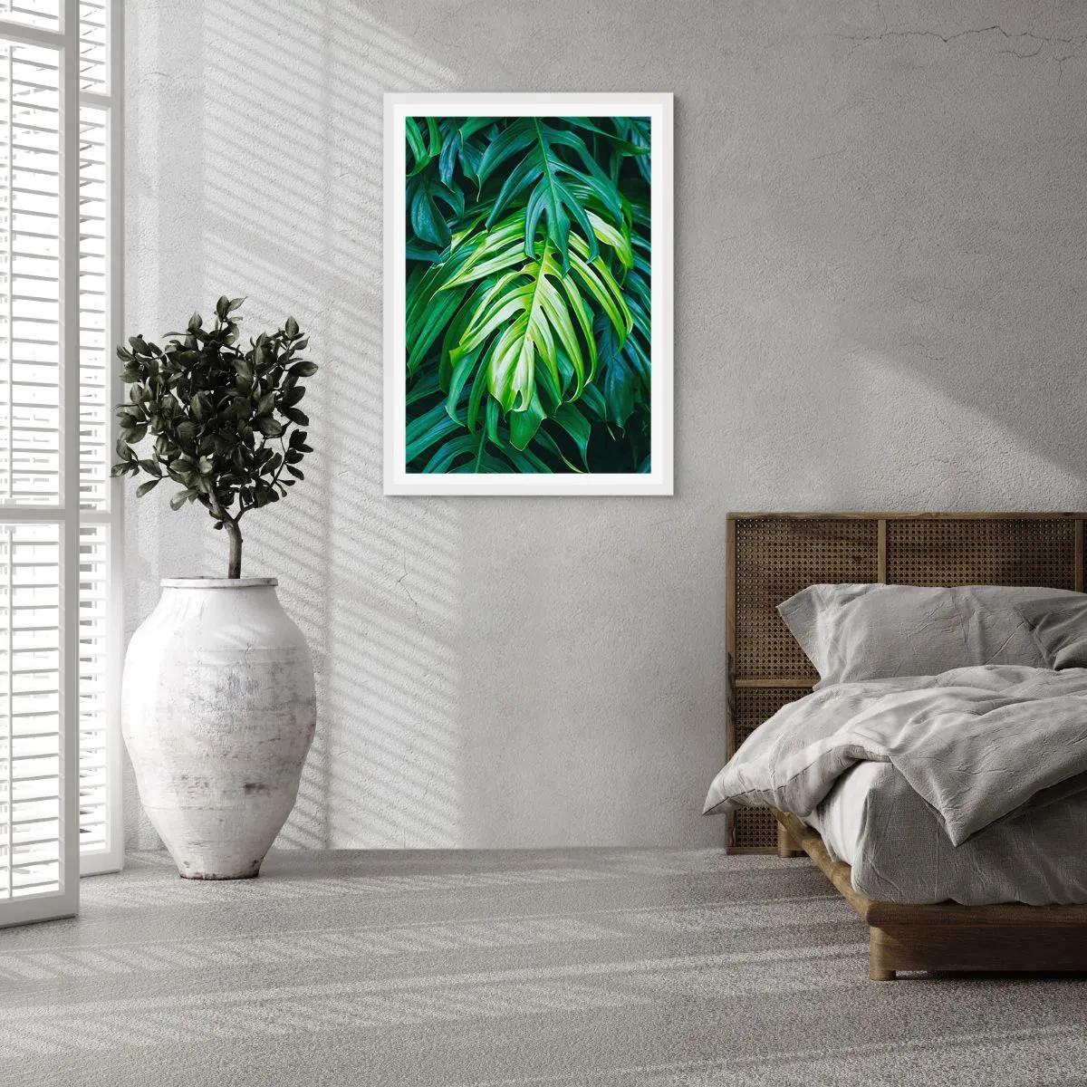 Poster în ramă albă - Scufundă-te în prospețime - 40x50 cm