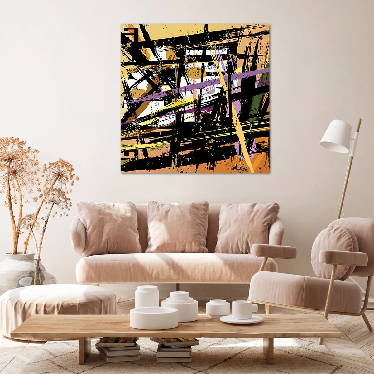 Tablou pe pânză - Tăietură ascuțită - 40x40 cm