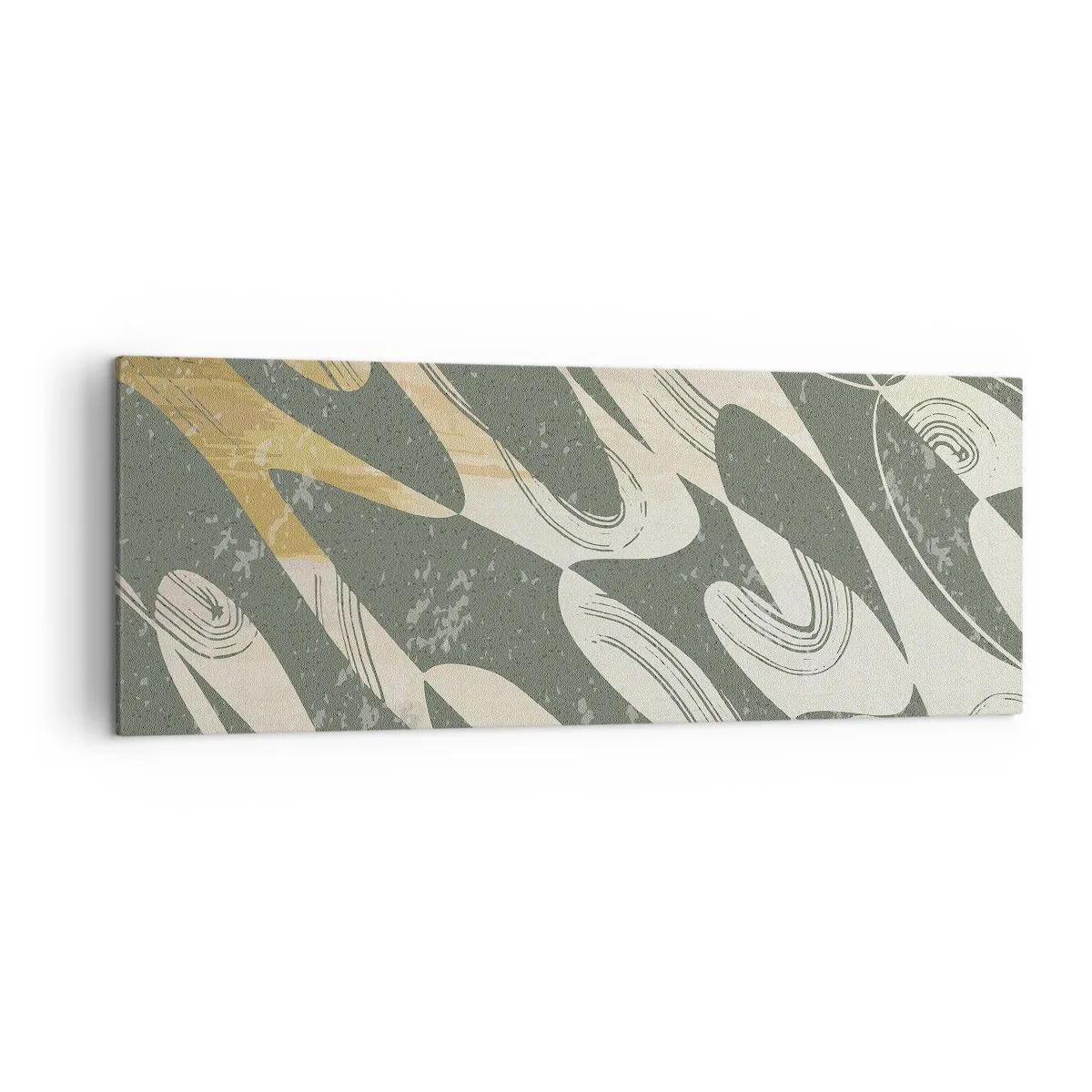 Tablou pe pânză - Abstracție ritmică - 140x50 cm