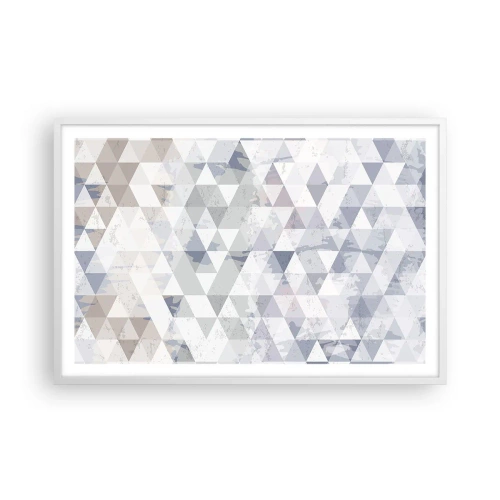 Poster în ramă albă - În ritm de trei - 91x61 cm