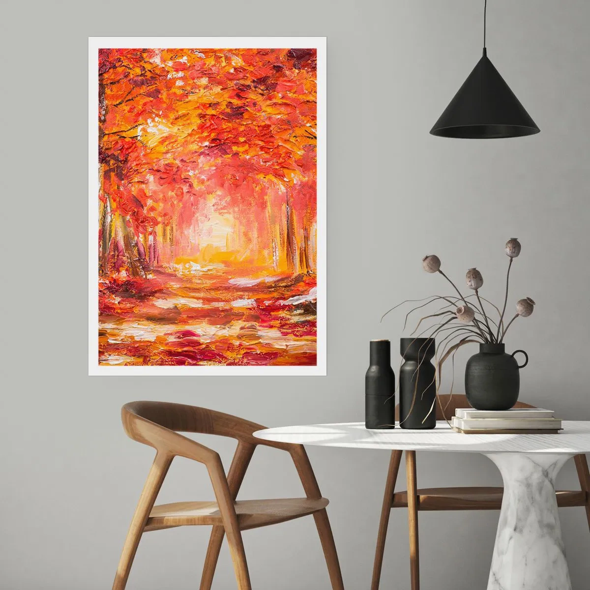 Poster - Pădurea de cupru - 40x50 cm